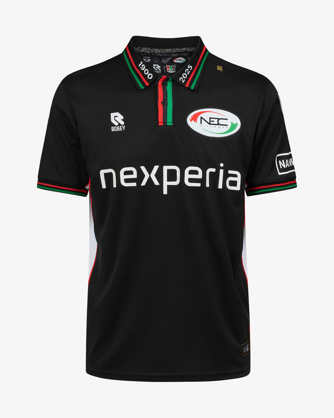 Balkenmotief ook op nieuw uitshirt van NEC