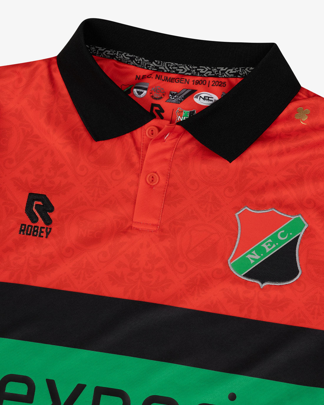 N.E.C. Wedstrijdshirt lange mouwen thuis 1 25-26