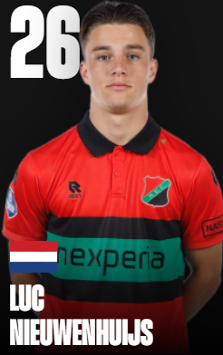 N.E.C. Speler bedrukken: 26 Nieuwenhuijs
