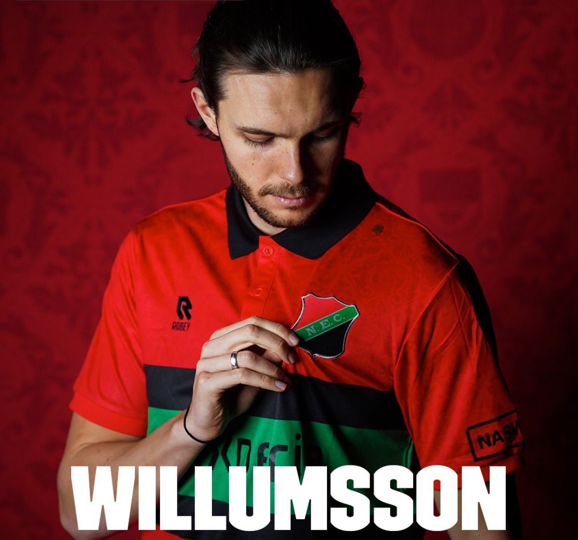 N.E.C. Speler bedrukken: 19. Willumsson