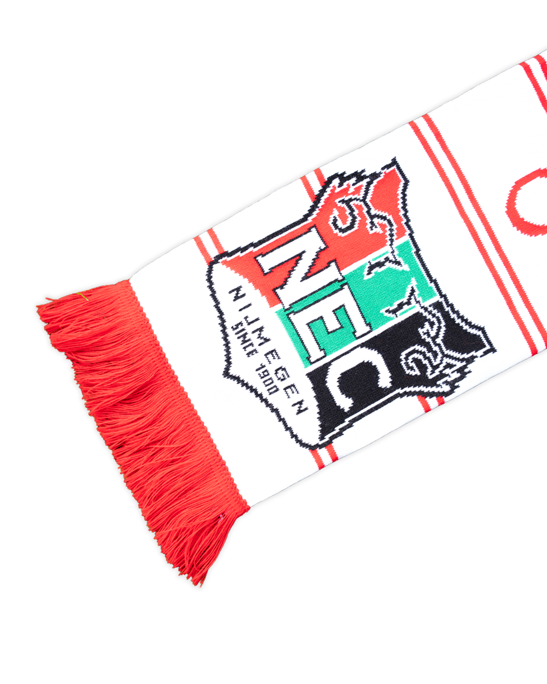 N.E.C. Sjaal uit wit-rood 25-26