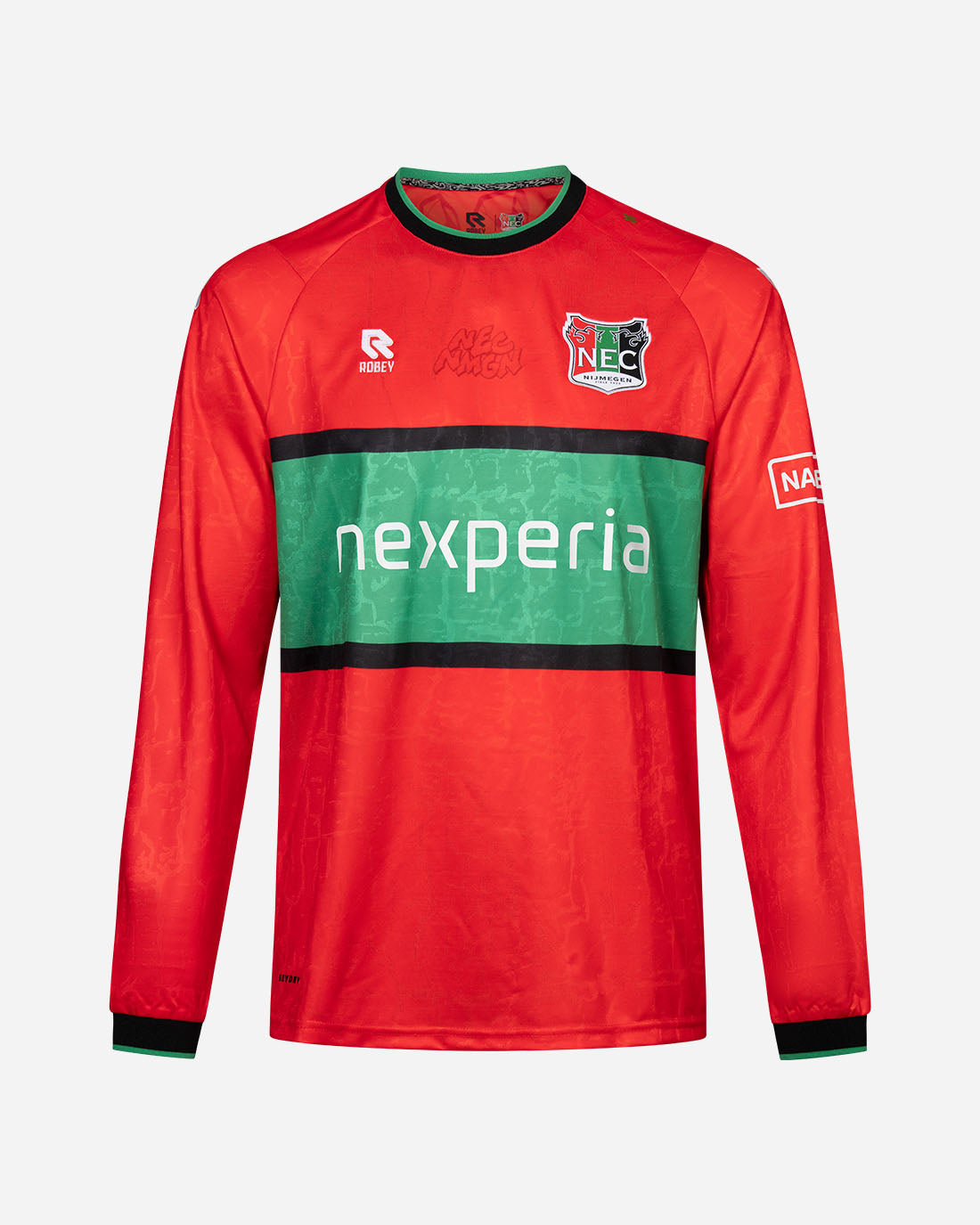 N.E.C. Wedstrijdshirt lange mouwen thuis 26-27