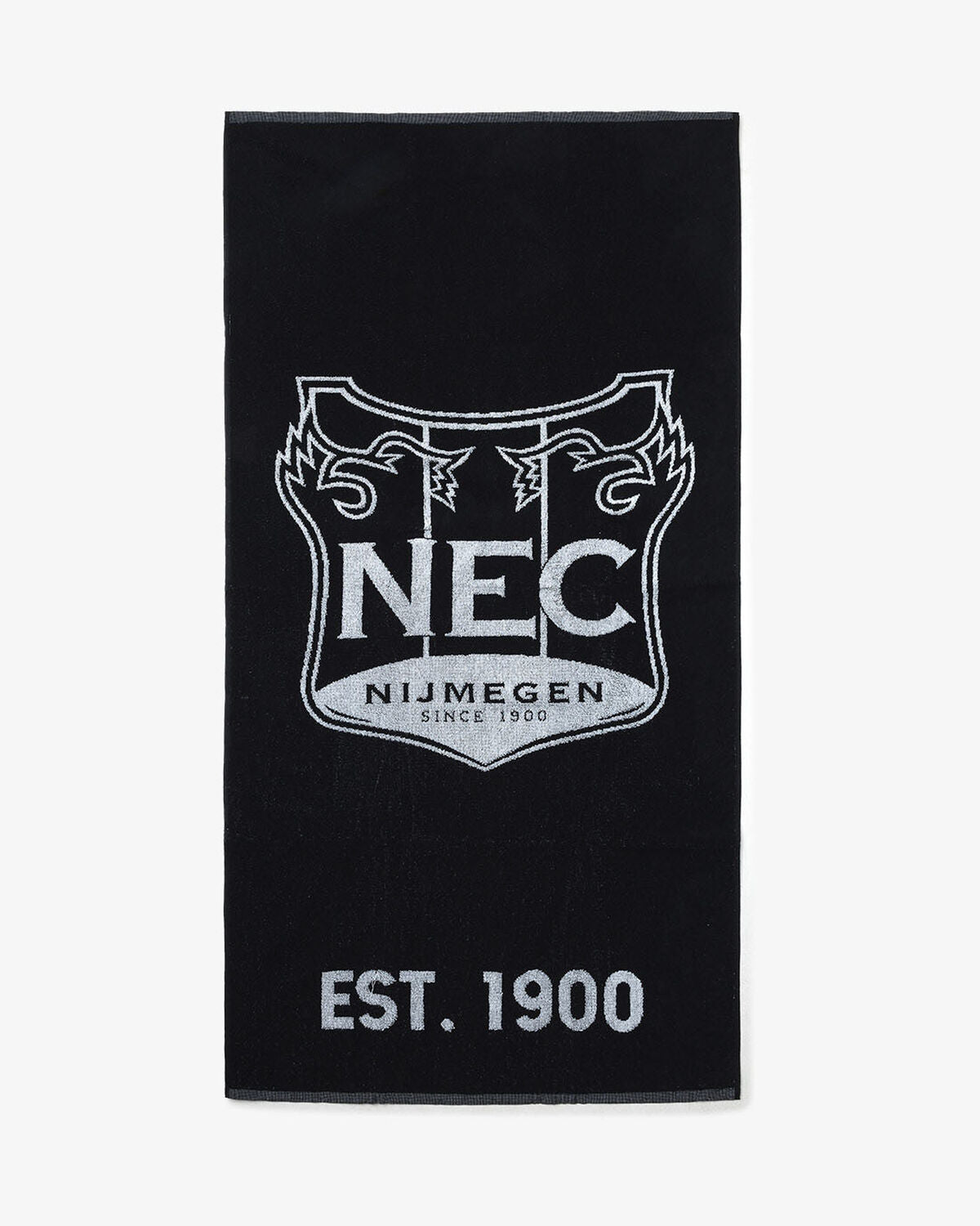 N.E.C. Baddoek zwart met logo Est.1900