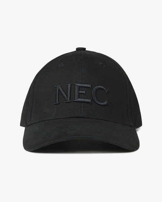 N.E.C. 3D cap zwart