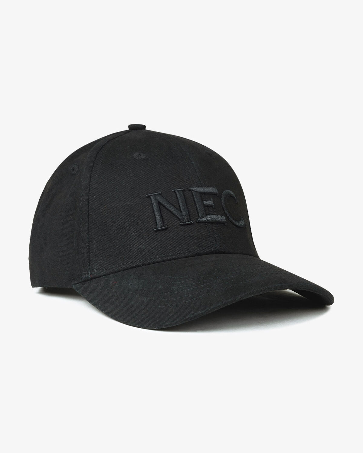 N.E.C. 3D cap zwart