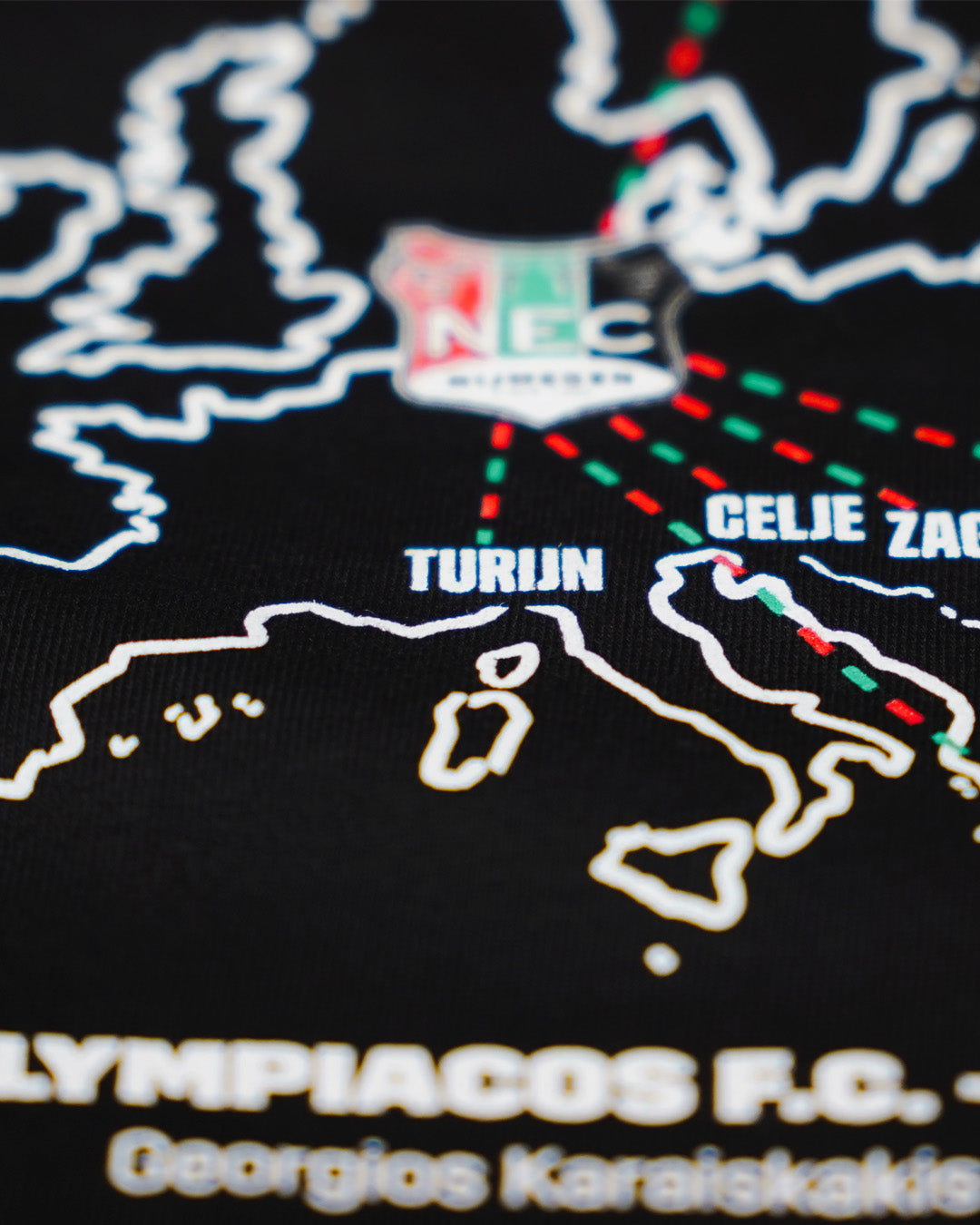 N.E.C. European Tour T-shirt 2026-2027