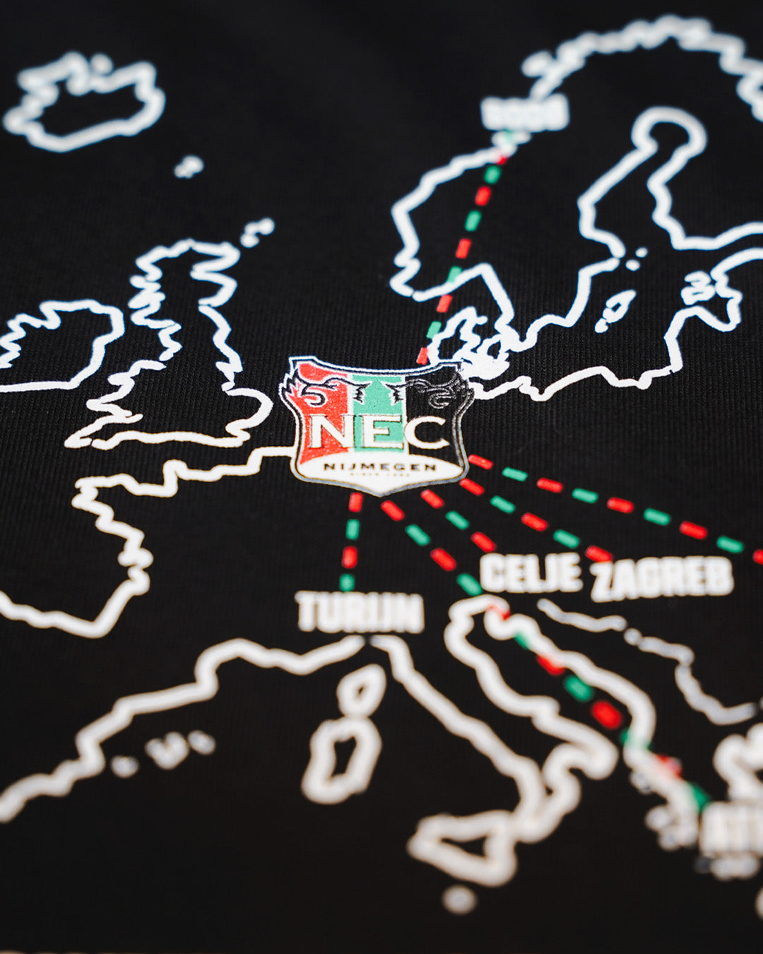 N.E.C. European Tour T-shirt 2026-2027