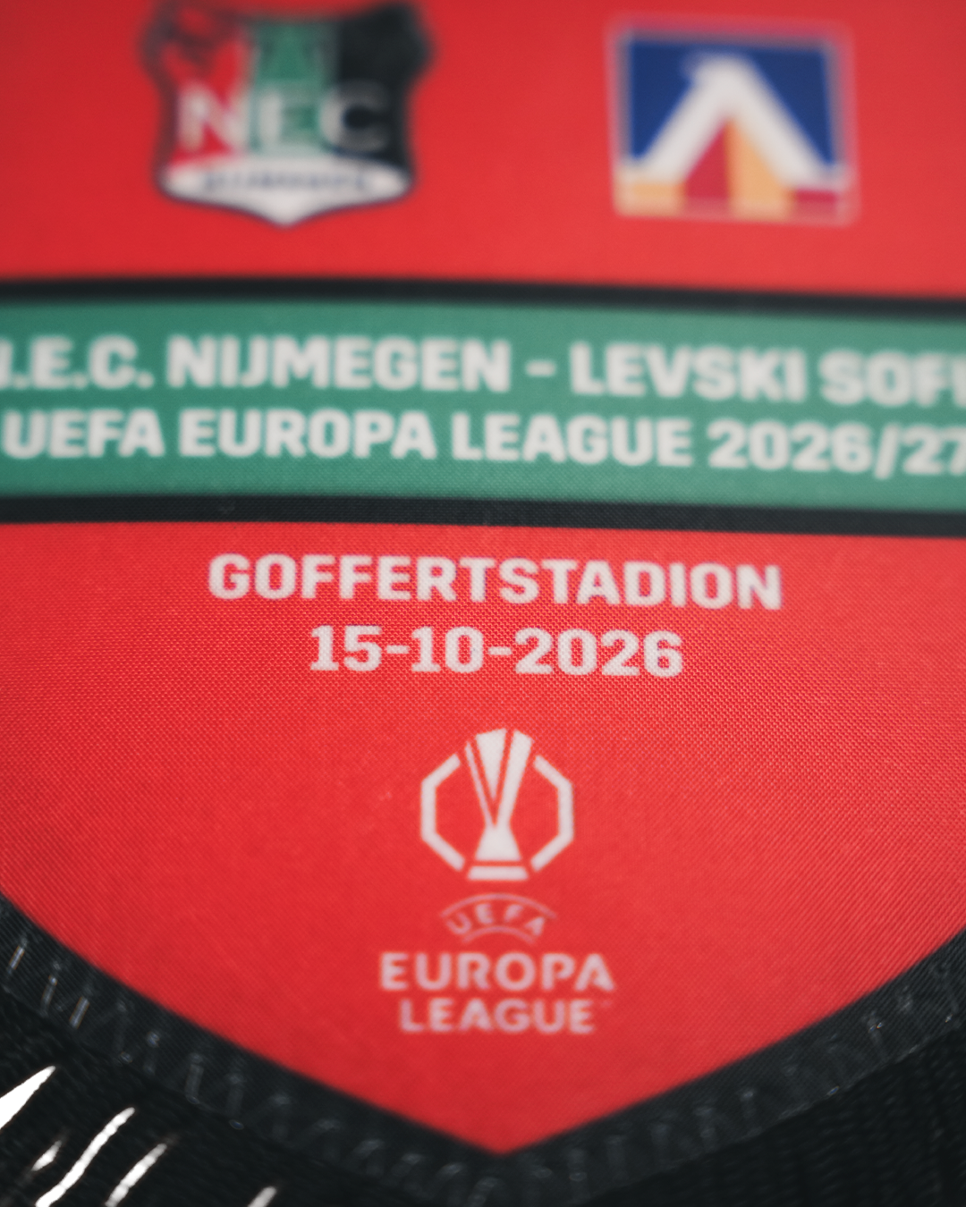 N.E.C. UEFA Europa League Wedstrijdvaan Levski Sofia