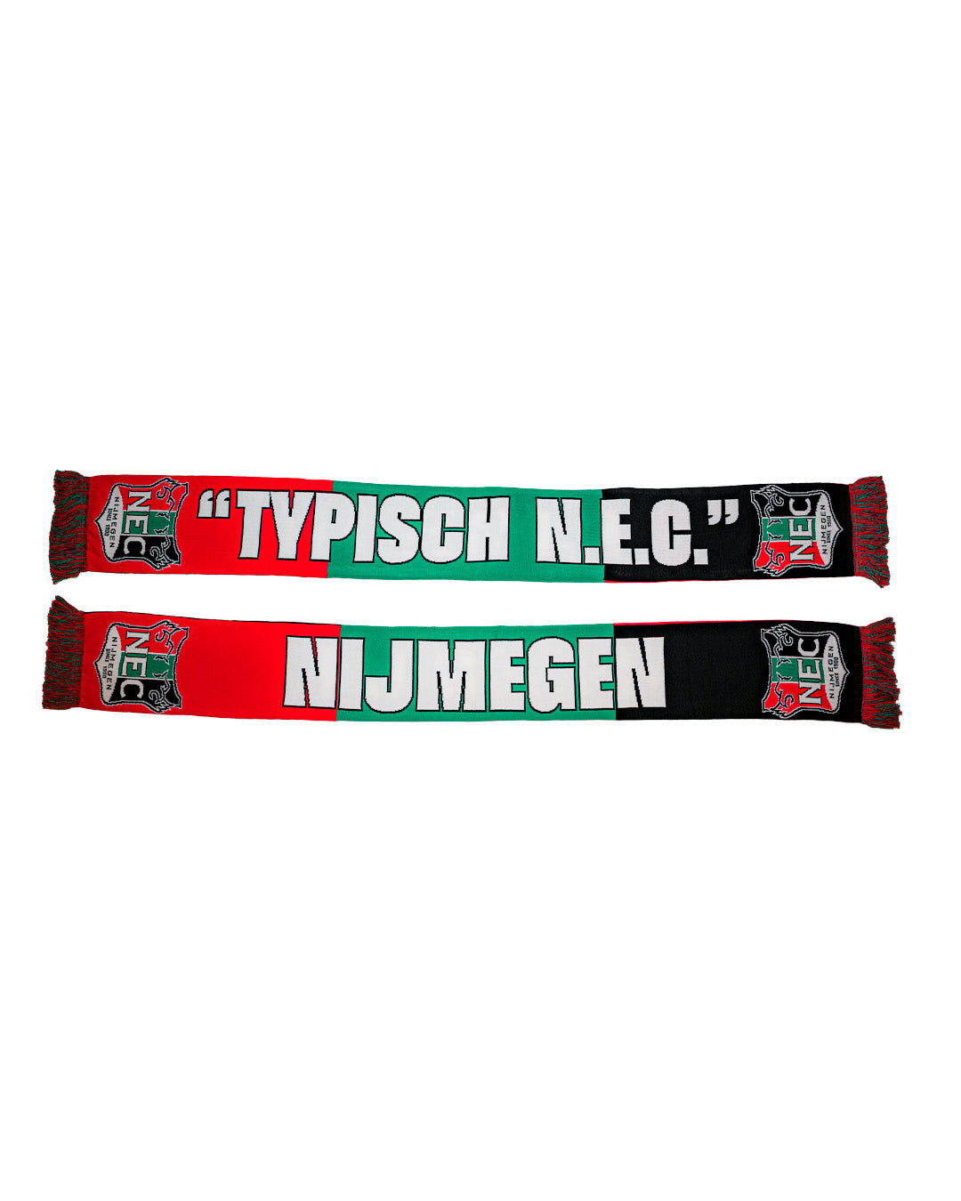 N.E.C. Scarf typically N.E.C.