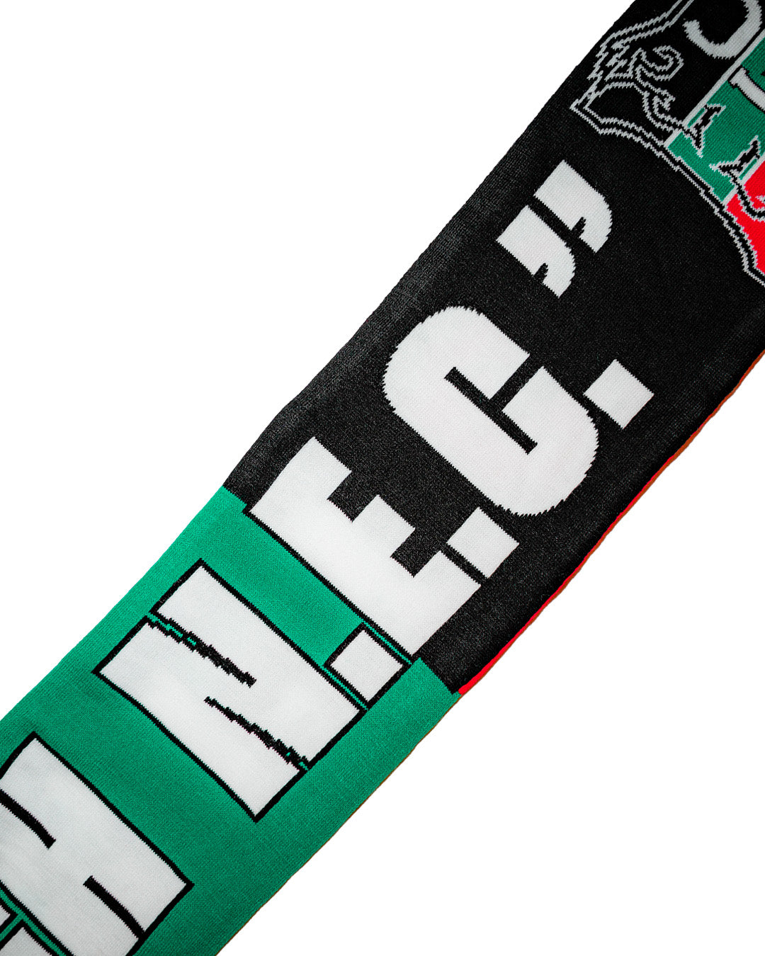 N.E.C. Scarf typically N.E.C.