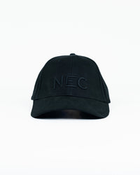 N.E.C. 3D cap zwart