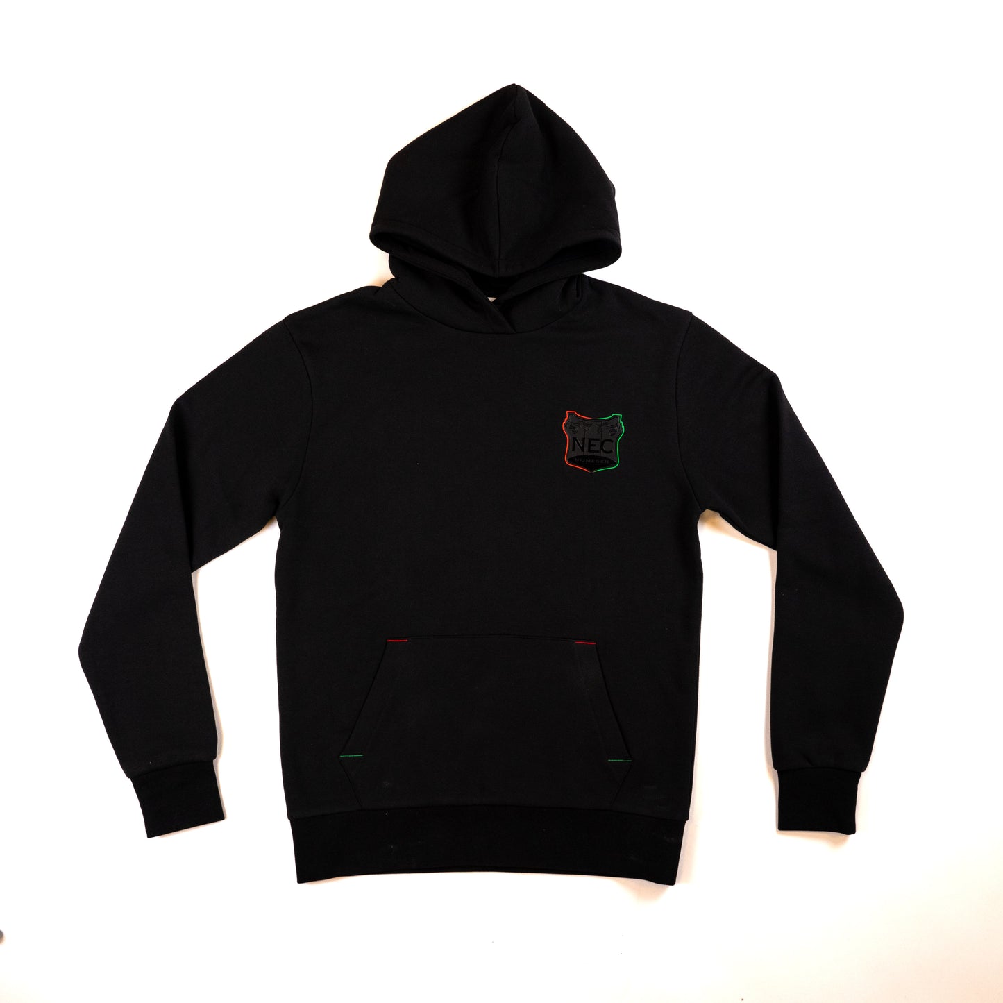 N.E.C. Hoodie zwart