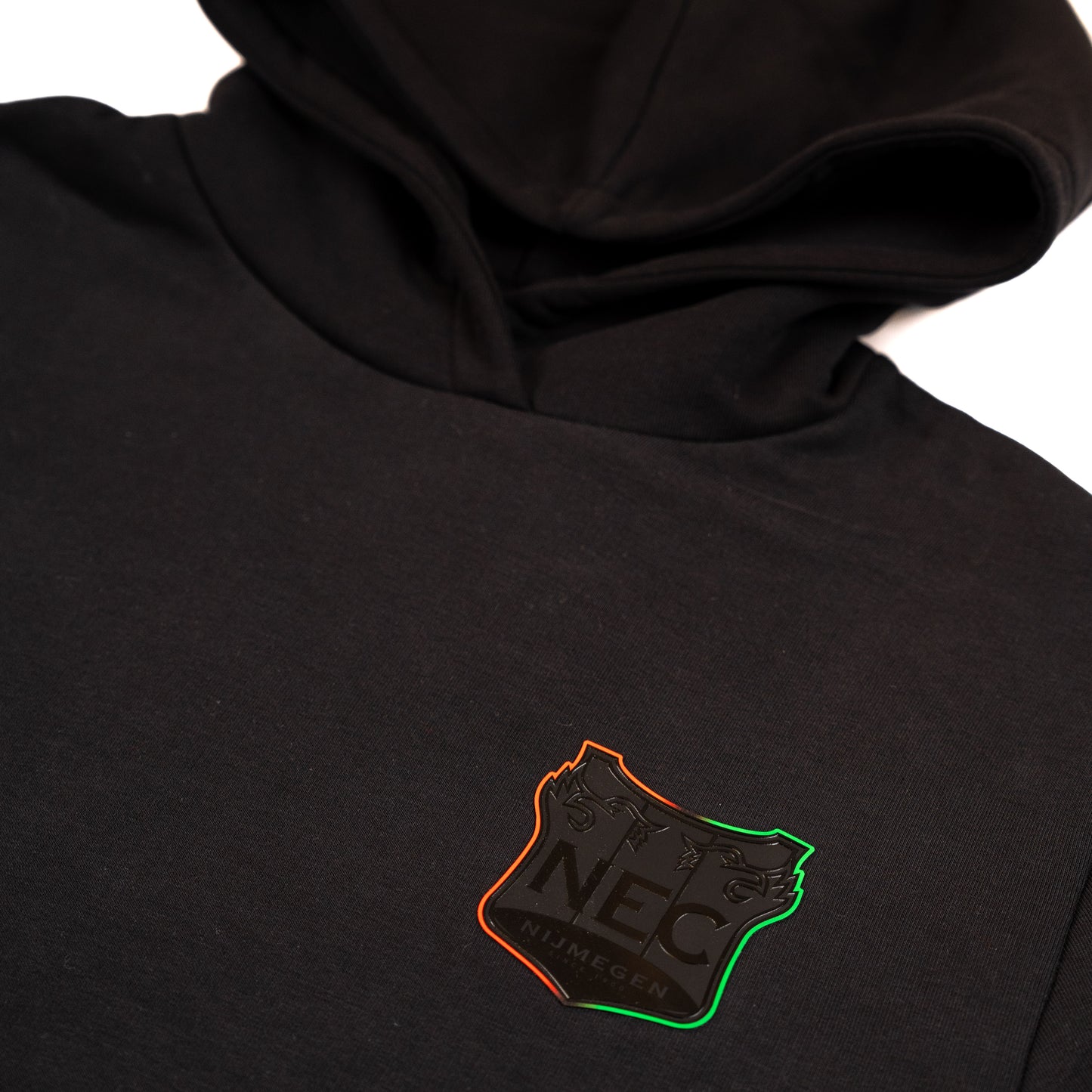 N.E.C. Hoodie zwart