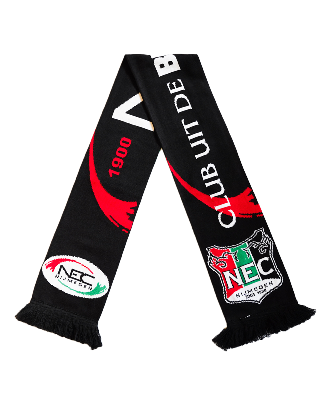 N.E.C. Sjaal uit zwart 25-26