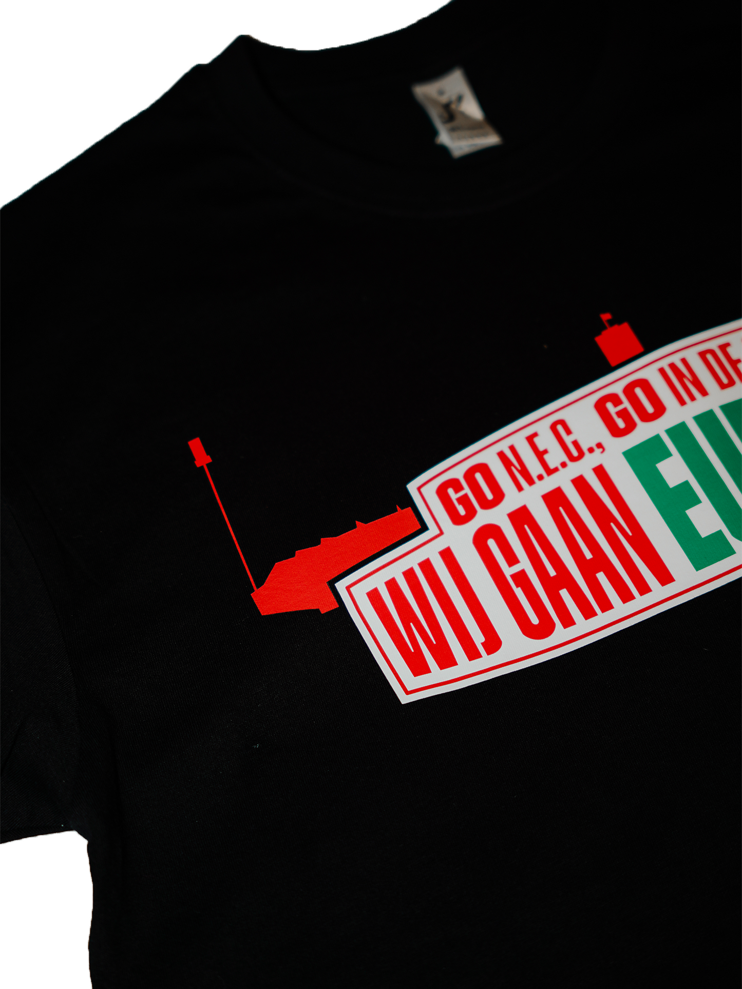 N.E.C. T-shirt 'Wij gaan Europa in'