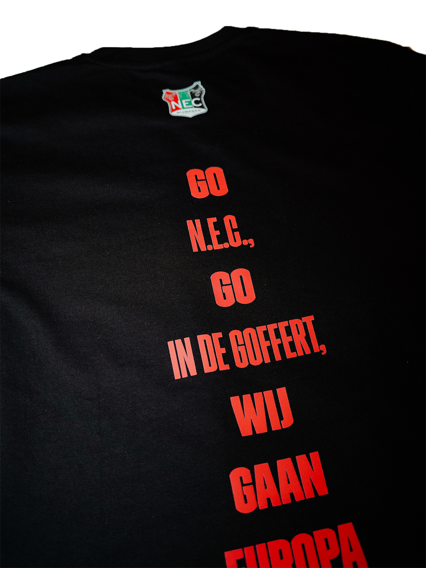 N.E.C. T-shirt 'Wij gaan Europa in'