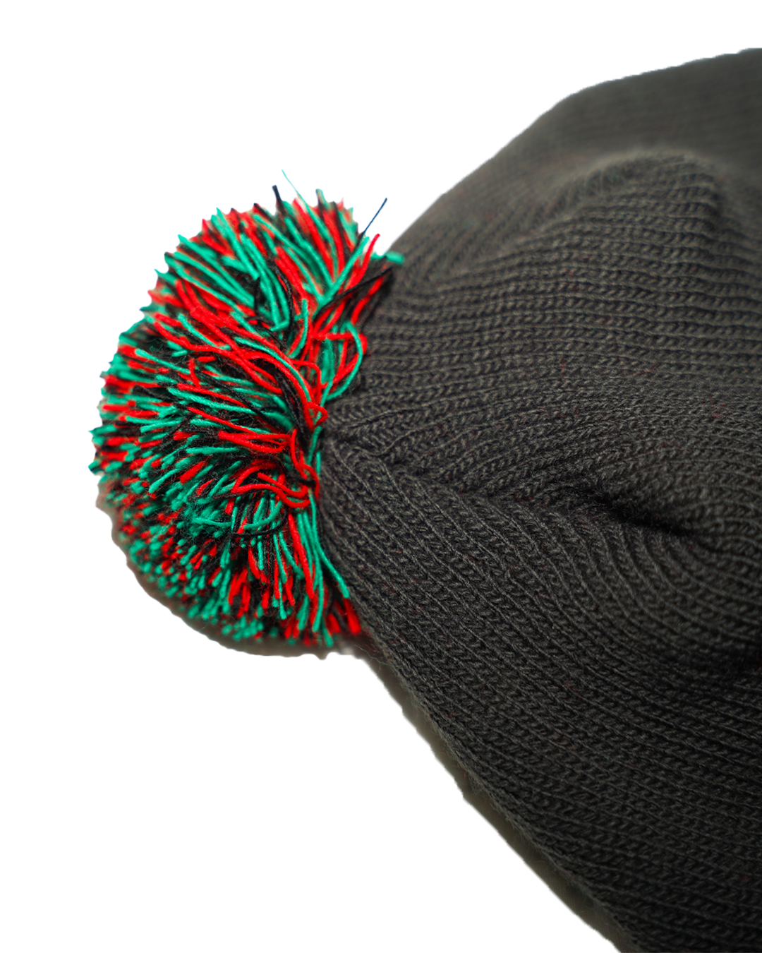 N.E.C. Muts met pompom grijs