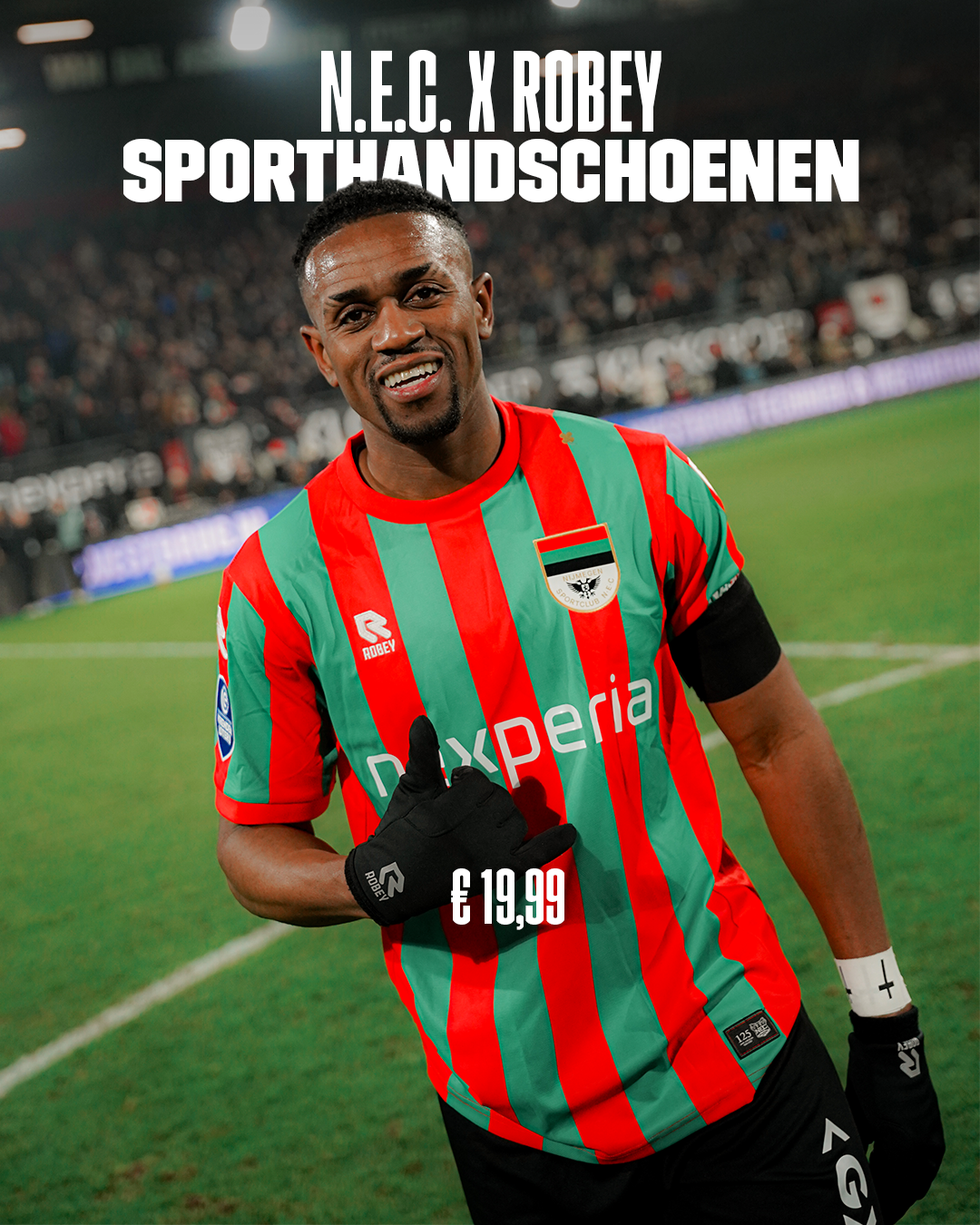 N.E.C. X Robey sporthandschoen