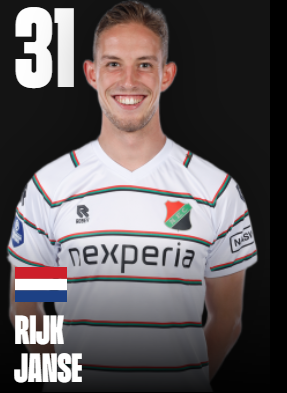 N.E.C. Speler bedrukken: 31 Janse