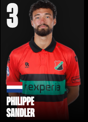 N.E.C. Speler bedrukken: 3 Sandler