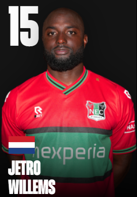 N.E.C. Speler bedrukken: 15 Willems