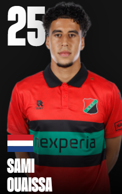 N.E.C. Speler bedrukken: 25 Ouaissa