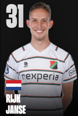 N.E.C. Speler bedrukken: 31  Janse