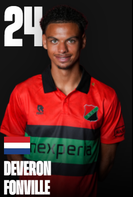 N.E.C. Speler bedrukken: 24  Fonville