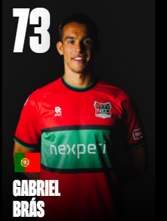 N.E.C. Speler bedrukken:   73.   Gabriel
