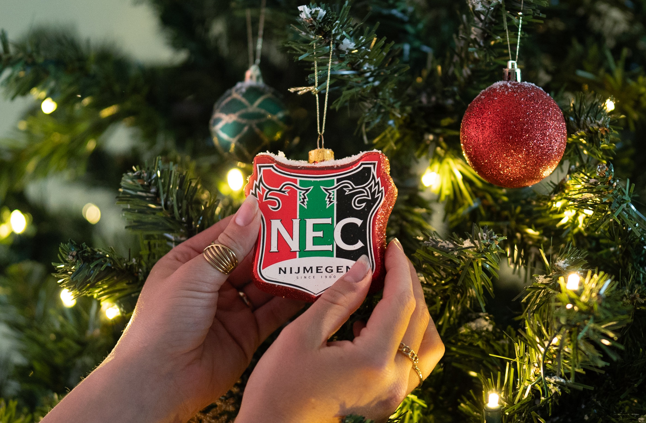 N.E.C. Kerstbal 3D logo