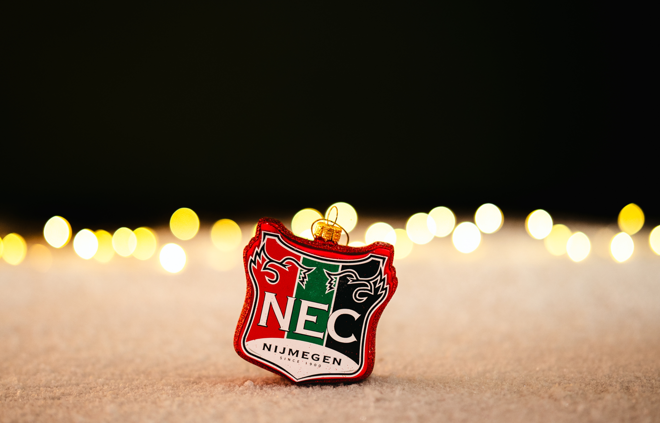 N.E.C. Kerstbal 3D logo