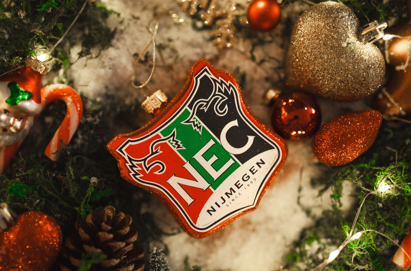 N.E.C. Kerstbal 3D logo