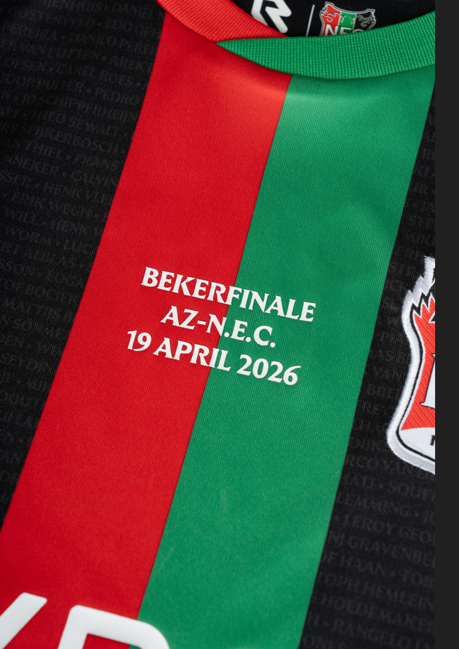N.E.C. Wedstrijdshirt bekerfinale 25-26