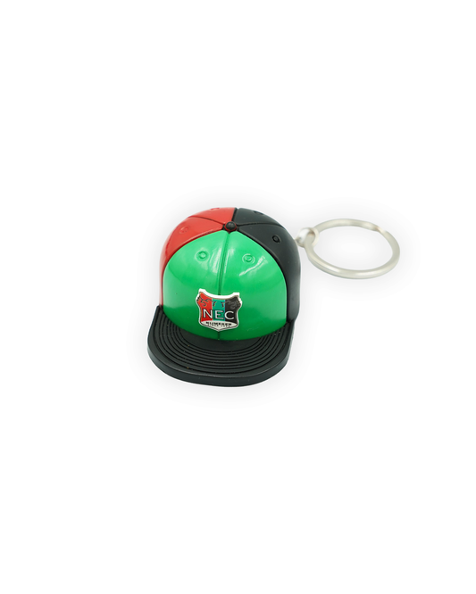 N.E.C. Sleutelhanger cap met flesopener
