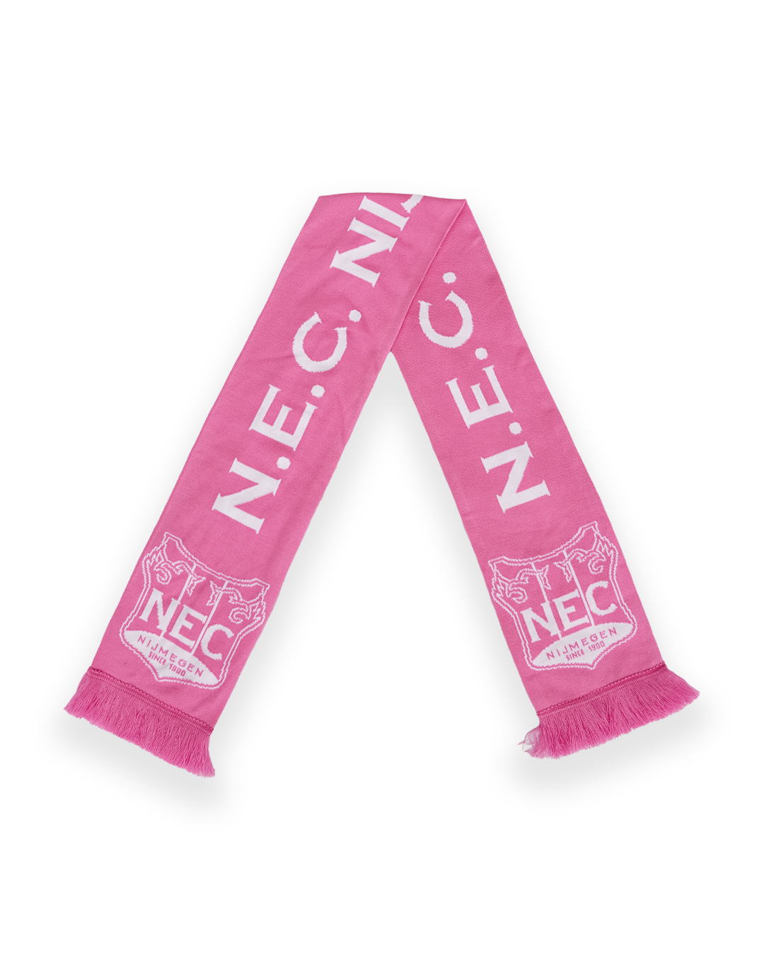 N.E.C. Sjaal roze (150 cm)